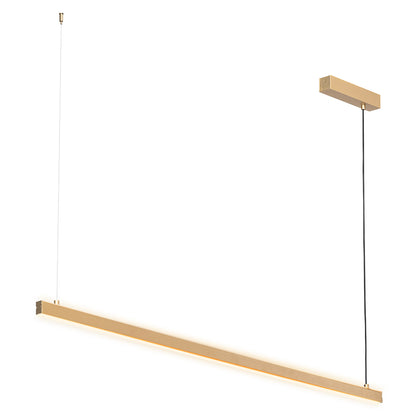 Miami LED hanglamp Goud enkele ring