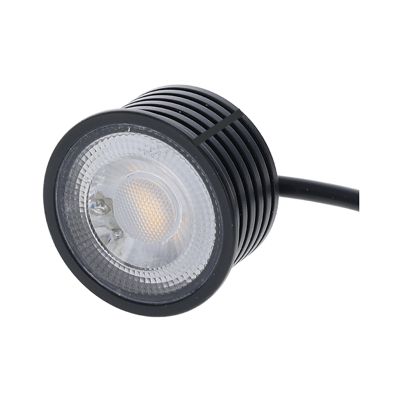Mistaro LED inbouwspot 5W zwart Ø50 mm