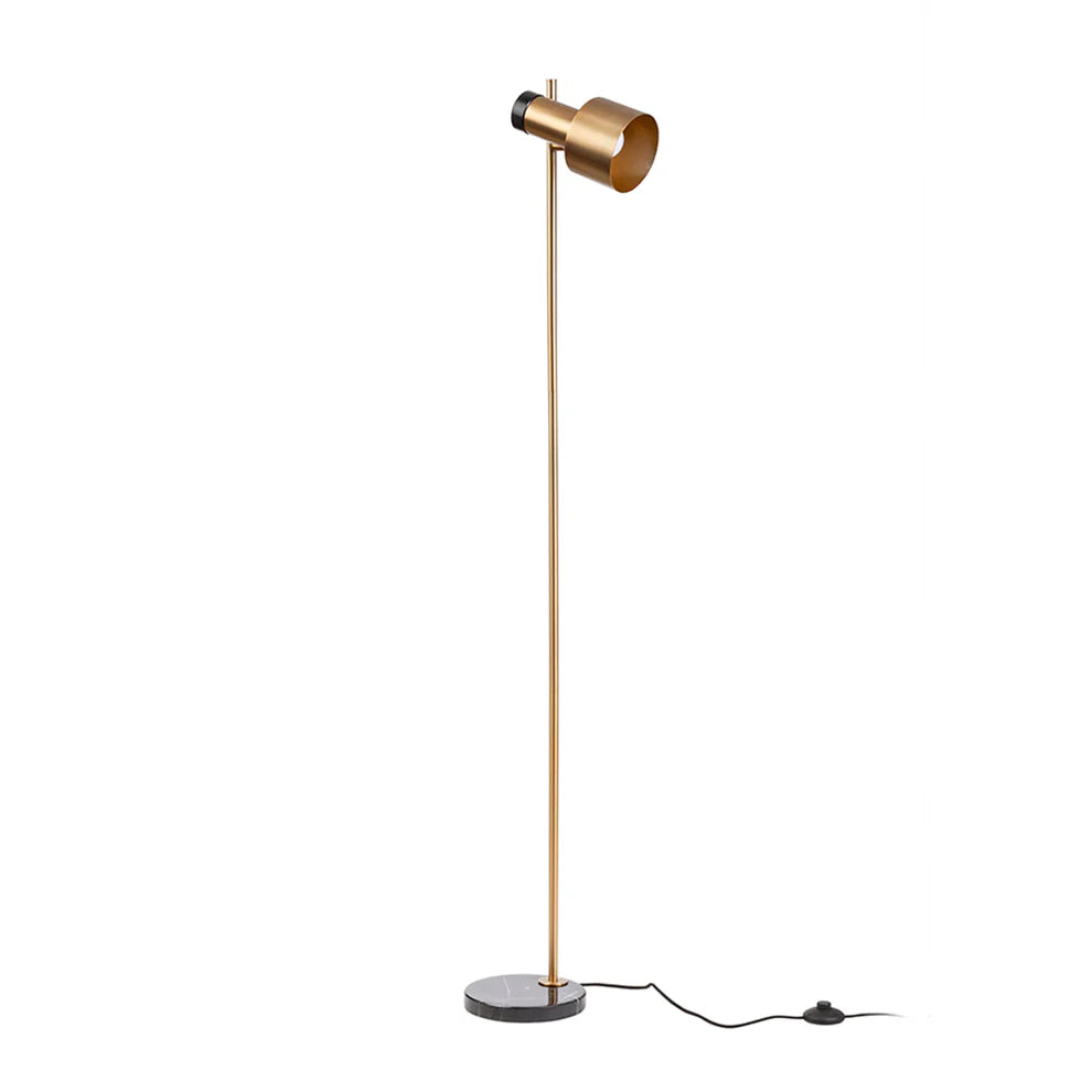 Marble Brass 150 | podna svjetiljka mramor i mesing | 150 cm