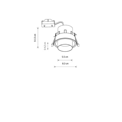 MonoFlex Recess – Recessed spotlight series (GU10)