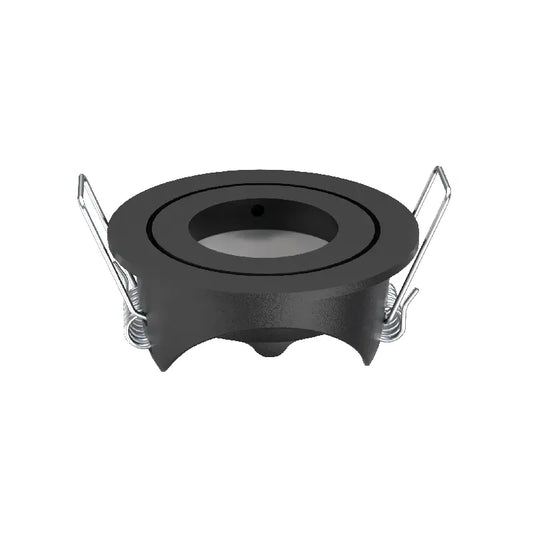 Parovo inbouwspot set zwarte kantelarmatuur
