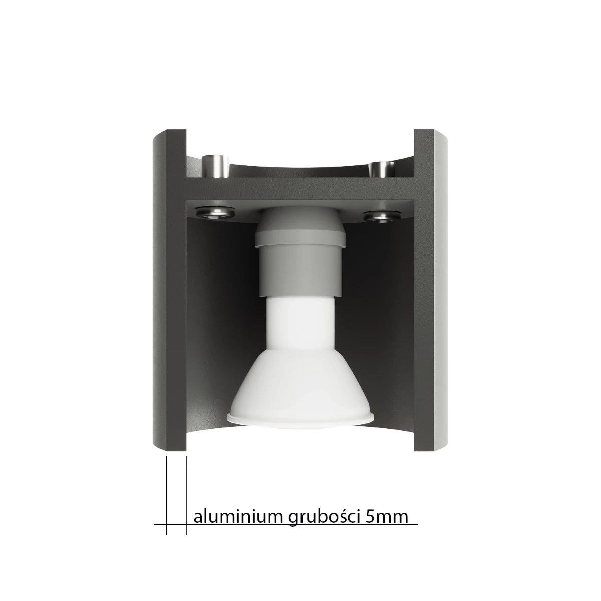 Nexa Shade | graue Wandleuchte | G9 minimalistisch