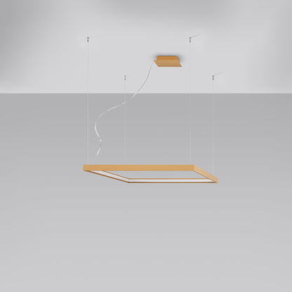Nexaro LED pendant light square 50W M | 3000K or 4000K | black / white / gold