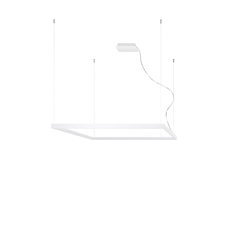 Nexaro LED pendant light square 50W M | 3000K or 4000K | black / white / gold