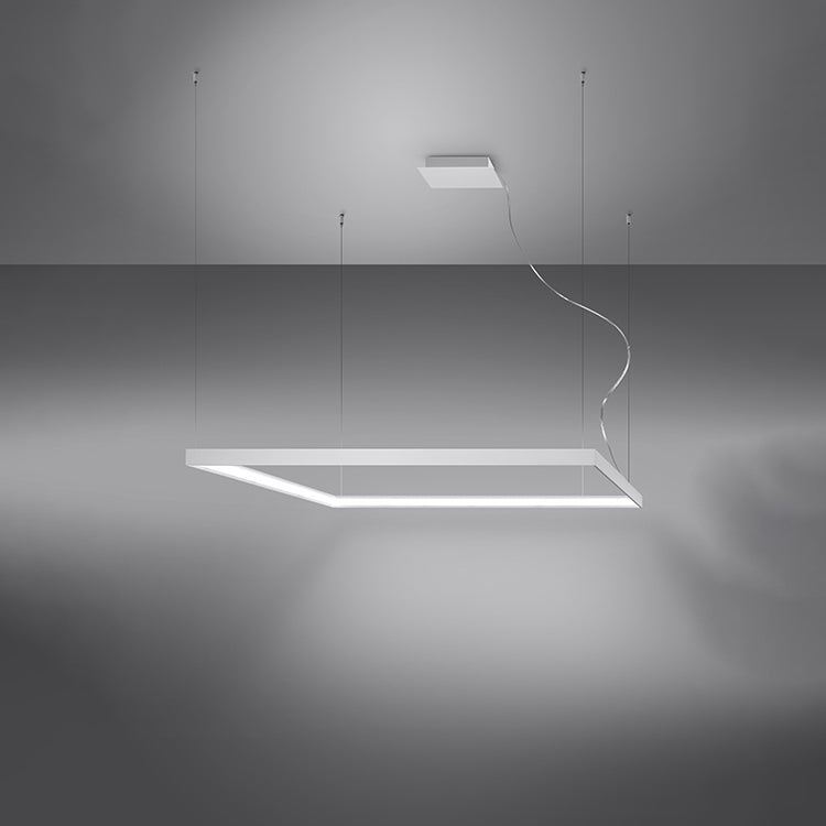Nexaro LED pendant light square 50W M | 3000K or 4000K | black / white / gold