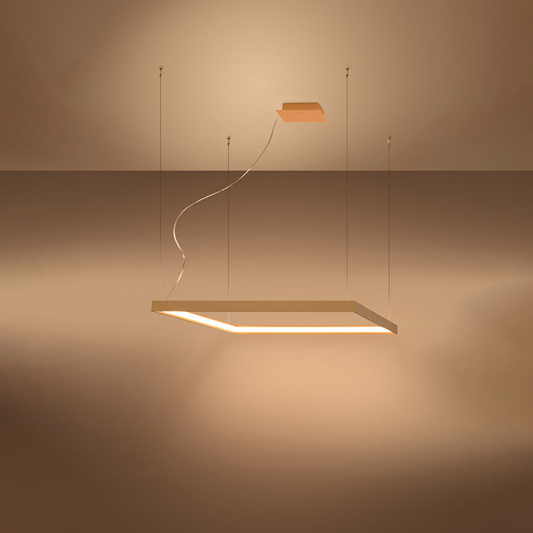 Nexaro LED pendant light square 50W M | 3000K or 4000K | black / white / gold