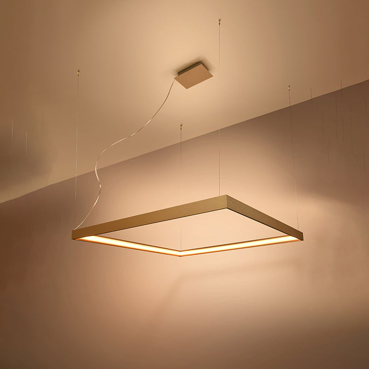 Nexaro LED pendant light square 50W M | 3000K or 4000K | black / white / gold