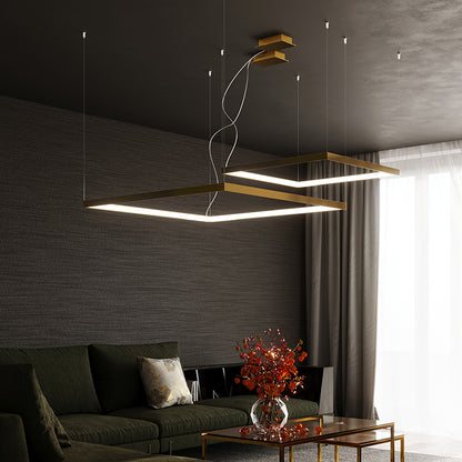 Nexaro LED pendant light square 50W M | 3000K or 4000K | black / white / gold