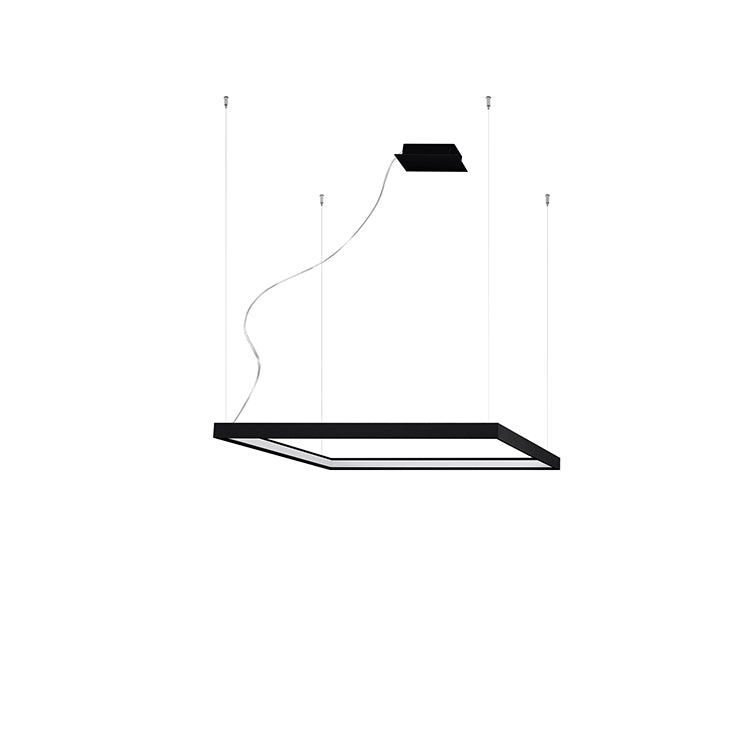 Nexaro LED pendant light square 50W M | 3000K or 4000K | black / white / gold