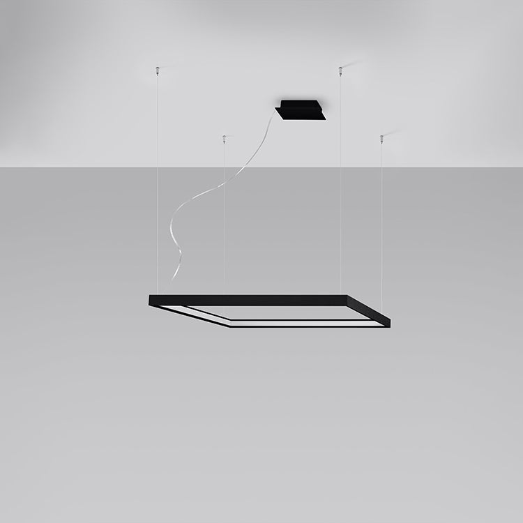 Nexaro LED pendant light square 50W M | 3000K or 4000K | black / white / gold