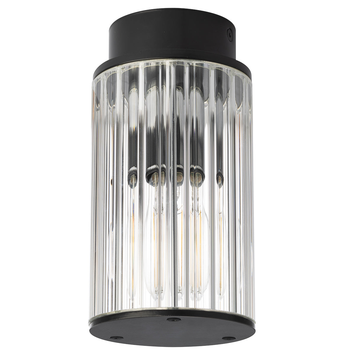 Norfolk buitenplafondlamp Zwart