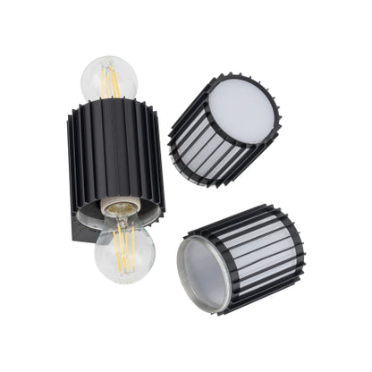 Nova Stripe | up/down outdoor wall light | cylindrical