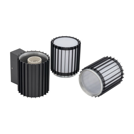 Nova Stripe | up/down outdoor wall light | cylindrical
