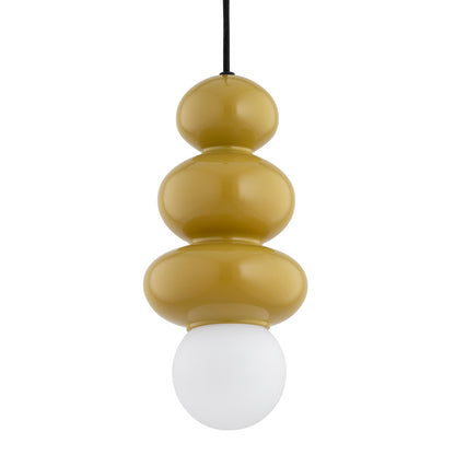Orlando Plus hanglamp Honing-opaal
