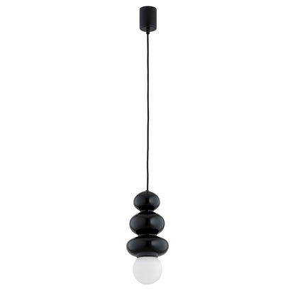 Orlando Plus hanglamp Zwartgroen-opaal