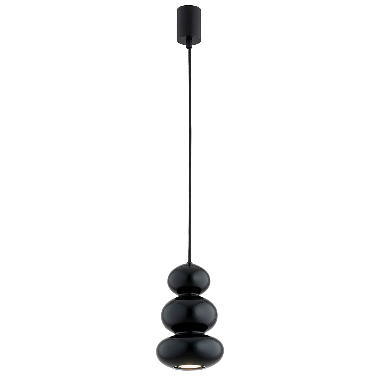 Orlando hanglamp Zwartgroen