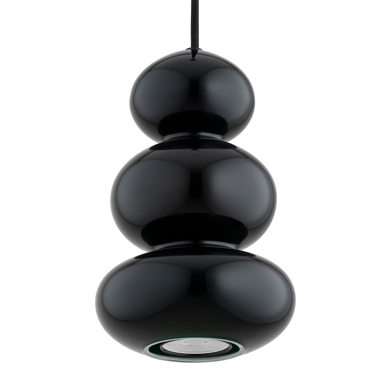 Orlando hanglamp Zwartgroen
