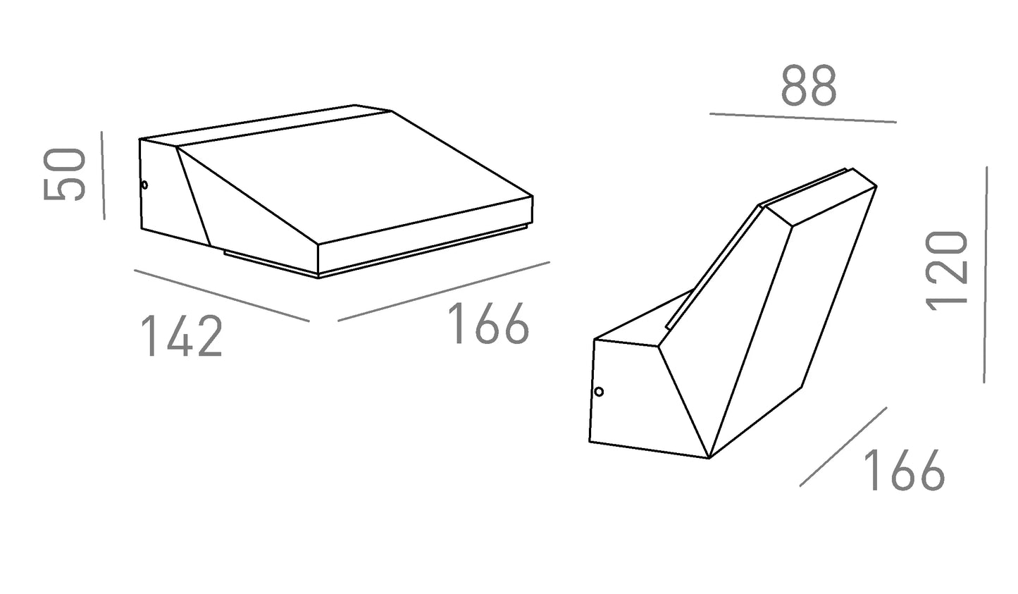 Orion Tilt – Außenwandleuchte