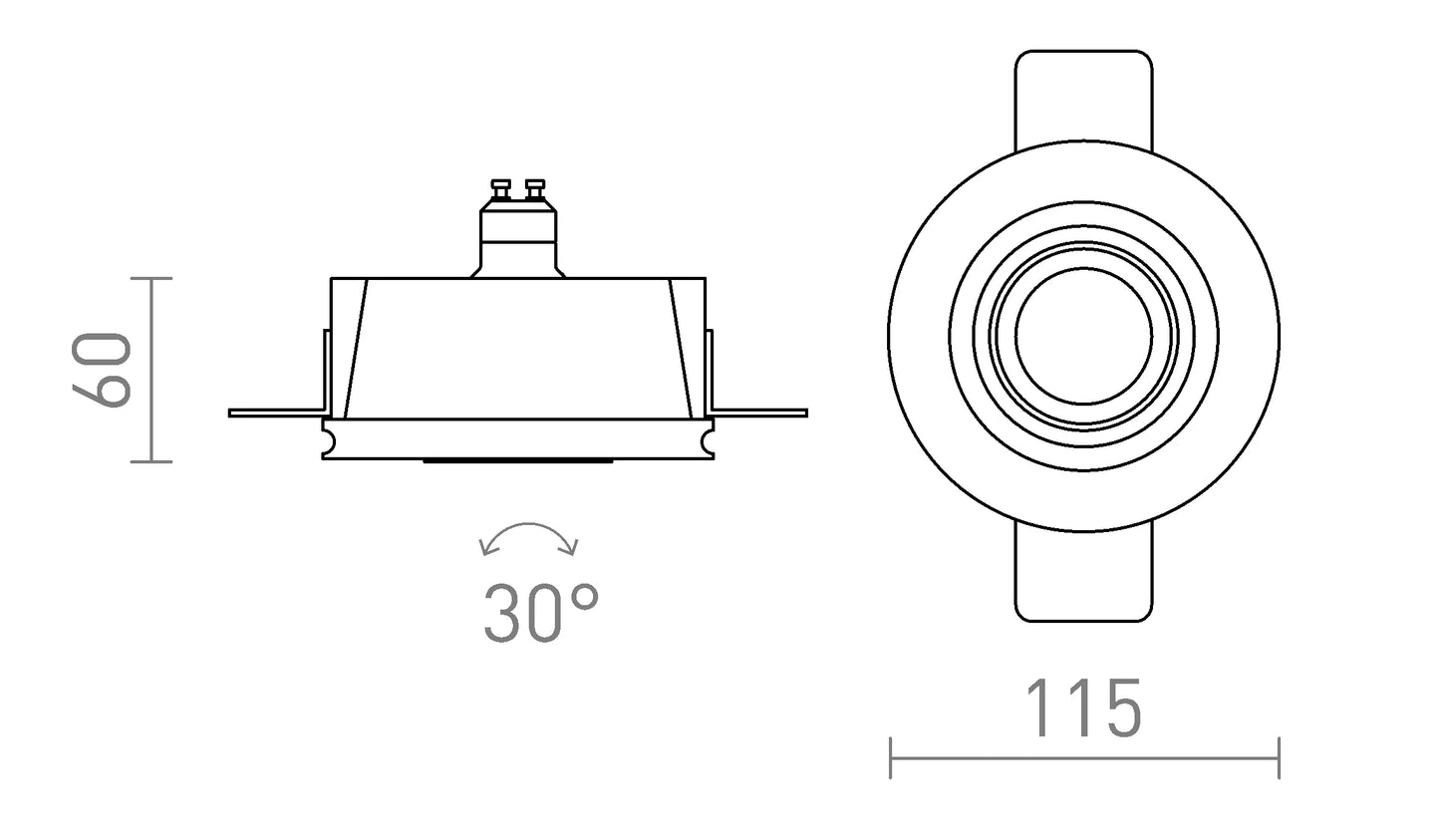 Orion Tilt – Einbaustrahler