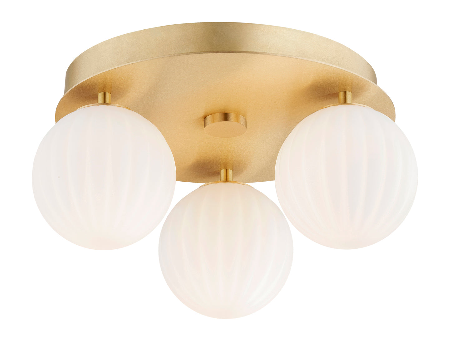 Paloma plafondlamp Geborsteld messing