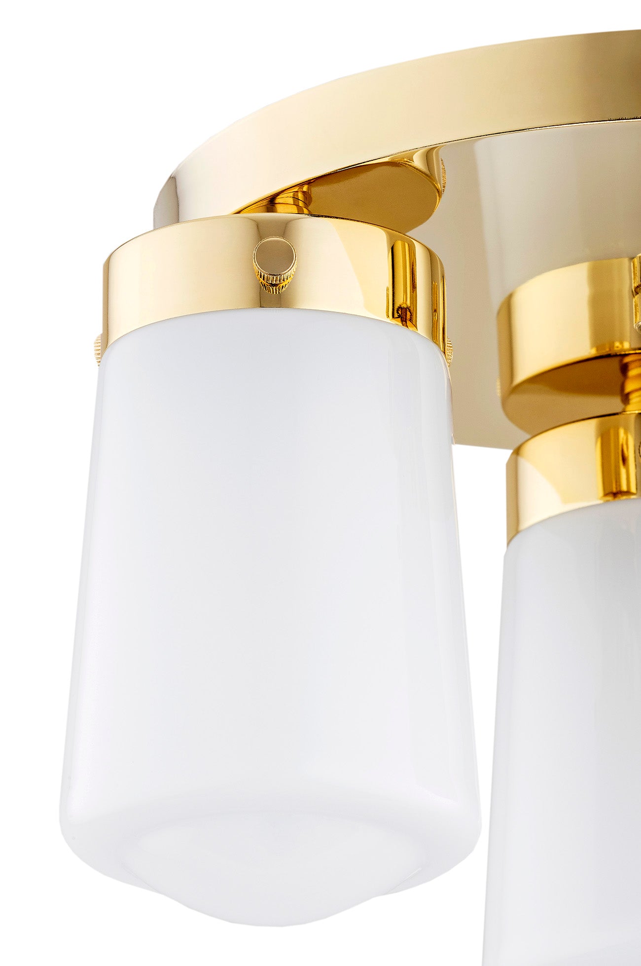 Pasadena plafondlamp Wit-messing