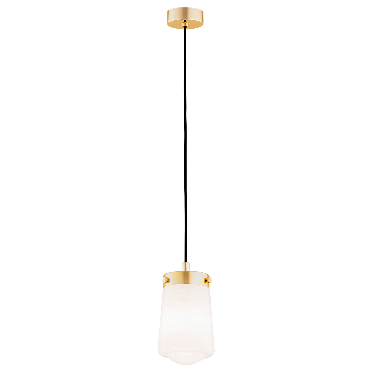 Pasadena hanglamp Wit-messing