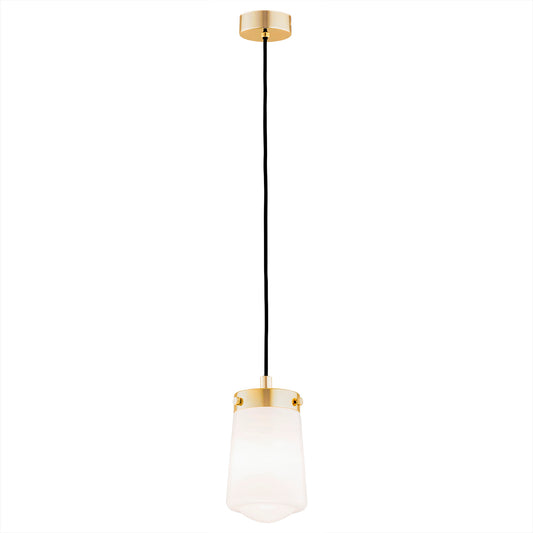 Pasadena hanglamp Wit-messing
