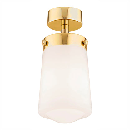 Pasadena plafondlamp Wit-messing