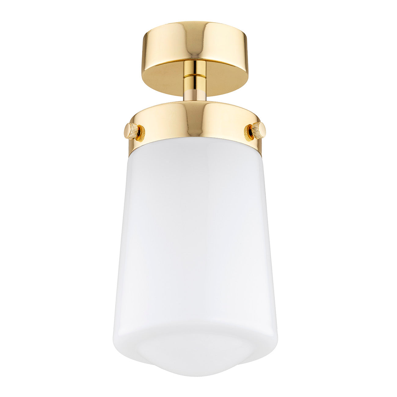 Pasadena plafondlamp Wit-messing