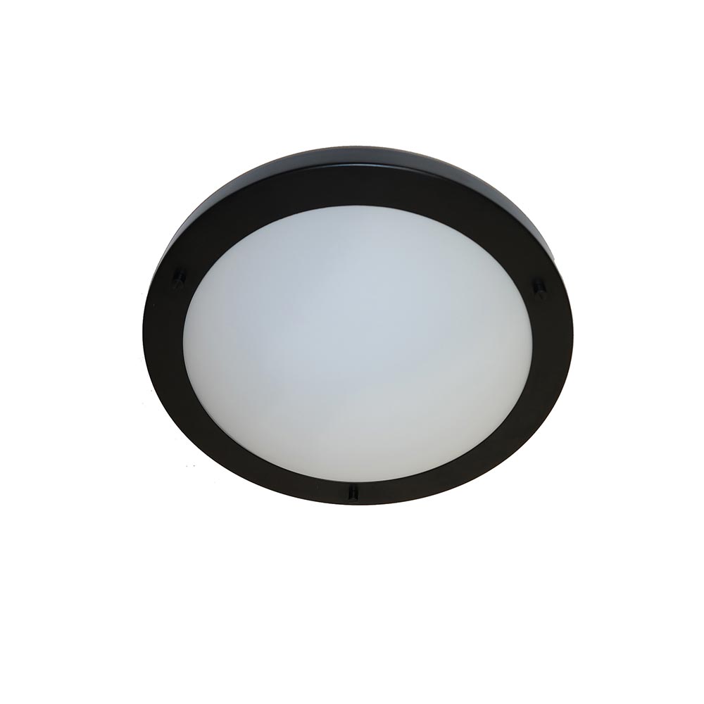 Plafondlamp YUCA I E27 - Zwart