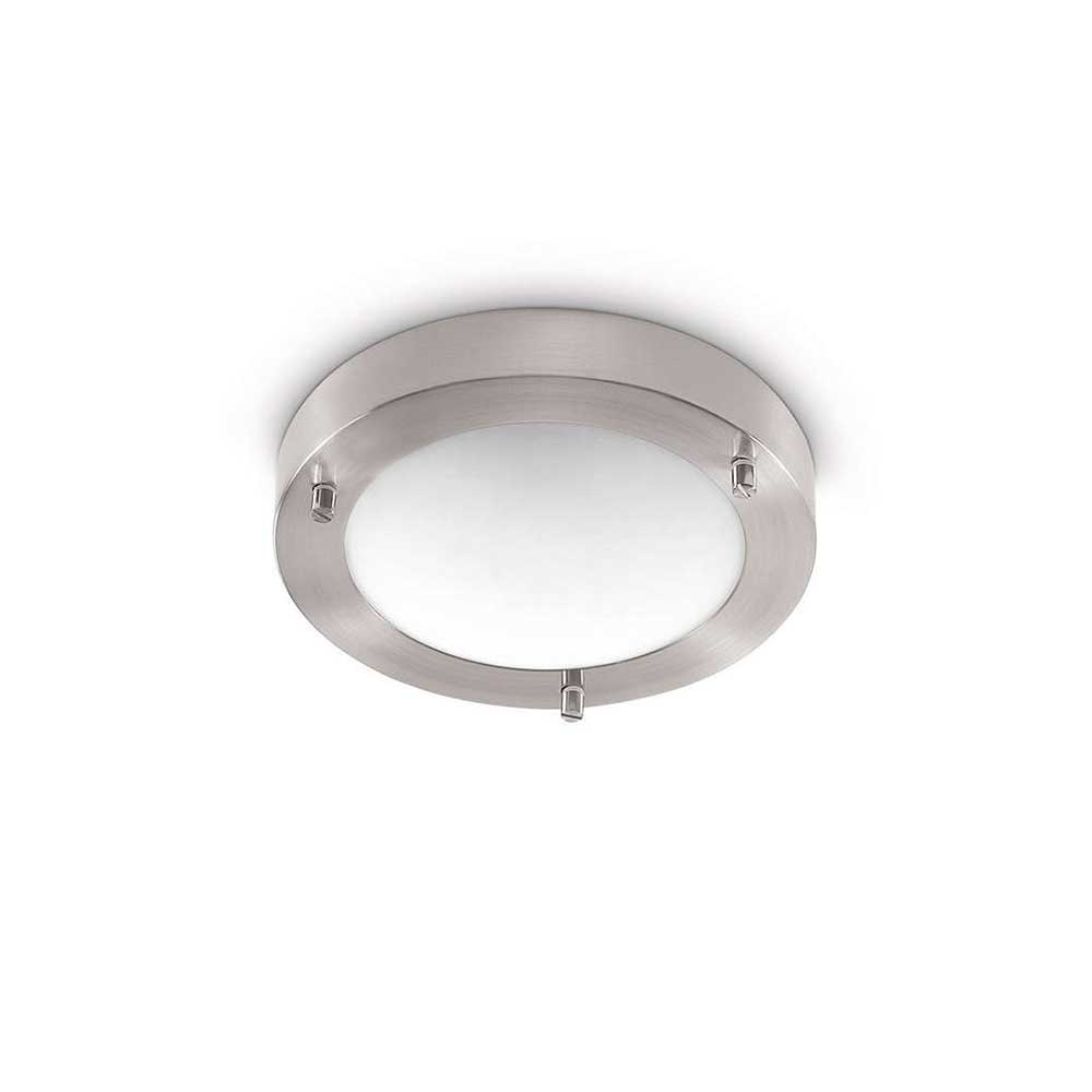 Plafondlamp YUCA III LED - Mat staal