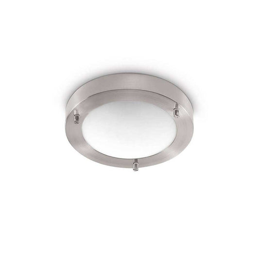 Plafondlamp YUCA III LED - Mat staal