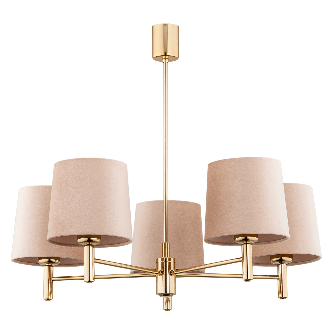 Ponte Plus beige glamour kroonluchter sfeerfoto 7