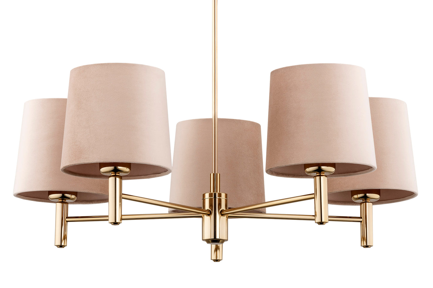 Ponte Plus beige glamour kroonluchter sfeerfoto 6