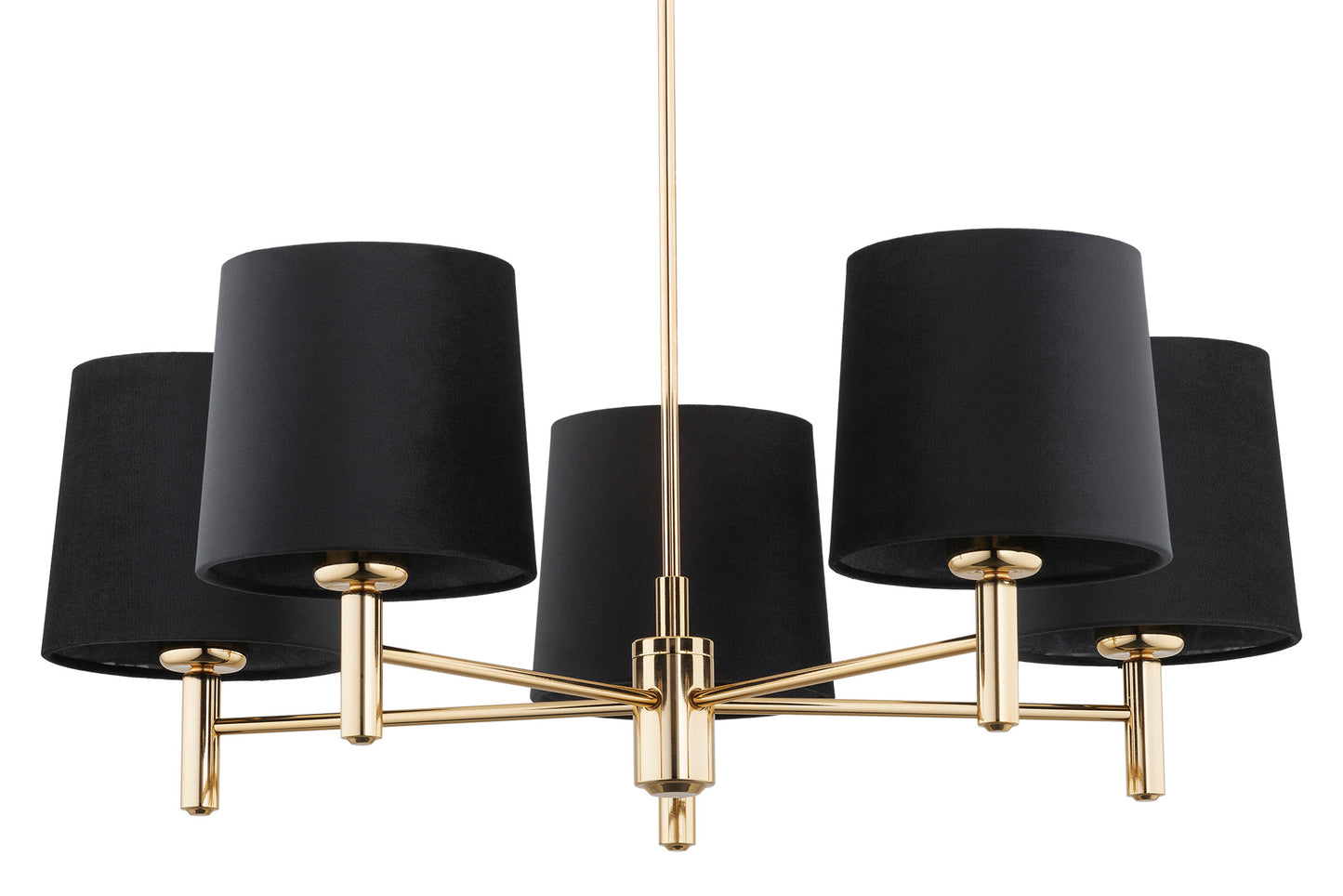 Ponte Plus zwart glamour kroonluchter sfeerfoto 7