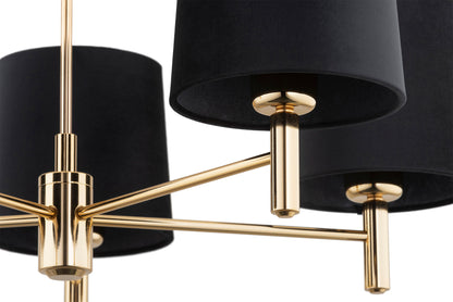 Ponte Plus zwart glamour kroonluchter sfeerfoto 6