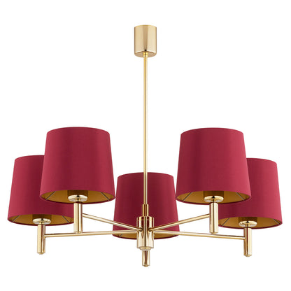 Ponte Plus rood glamour kroonluchter sfeerfoto 4