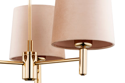 Ponte Plus beige glamour kroonluchter sfeerfoto 4