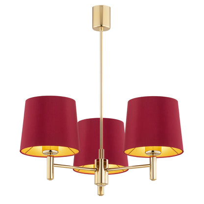 Ponte Plus rood glamour kroonluchter sfeerfoto 2