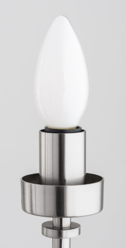 Preston nikkel melkglas kroonluchter foto 17