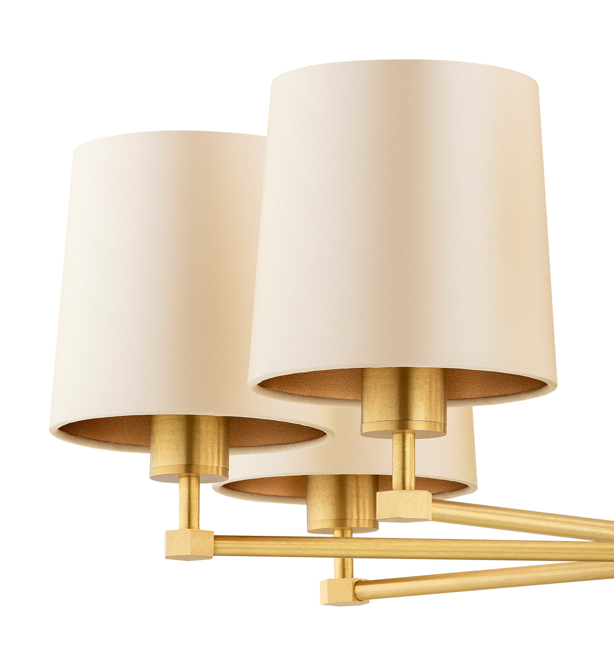 Princeton beige-goud kroonluchter sfeerfoto 12