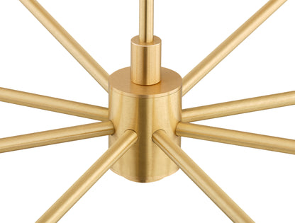 Princeton beige-goud kroonluchter sfeerfoto 13