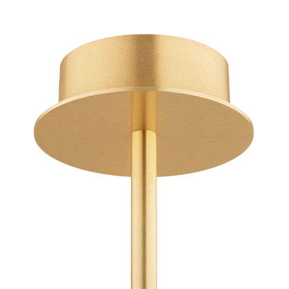 Princeton beige-goud kroonluchter sfeerfoto 14