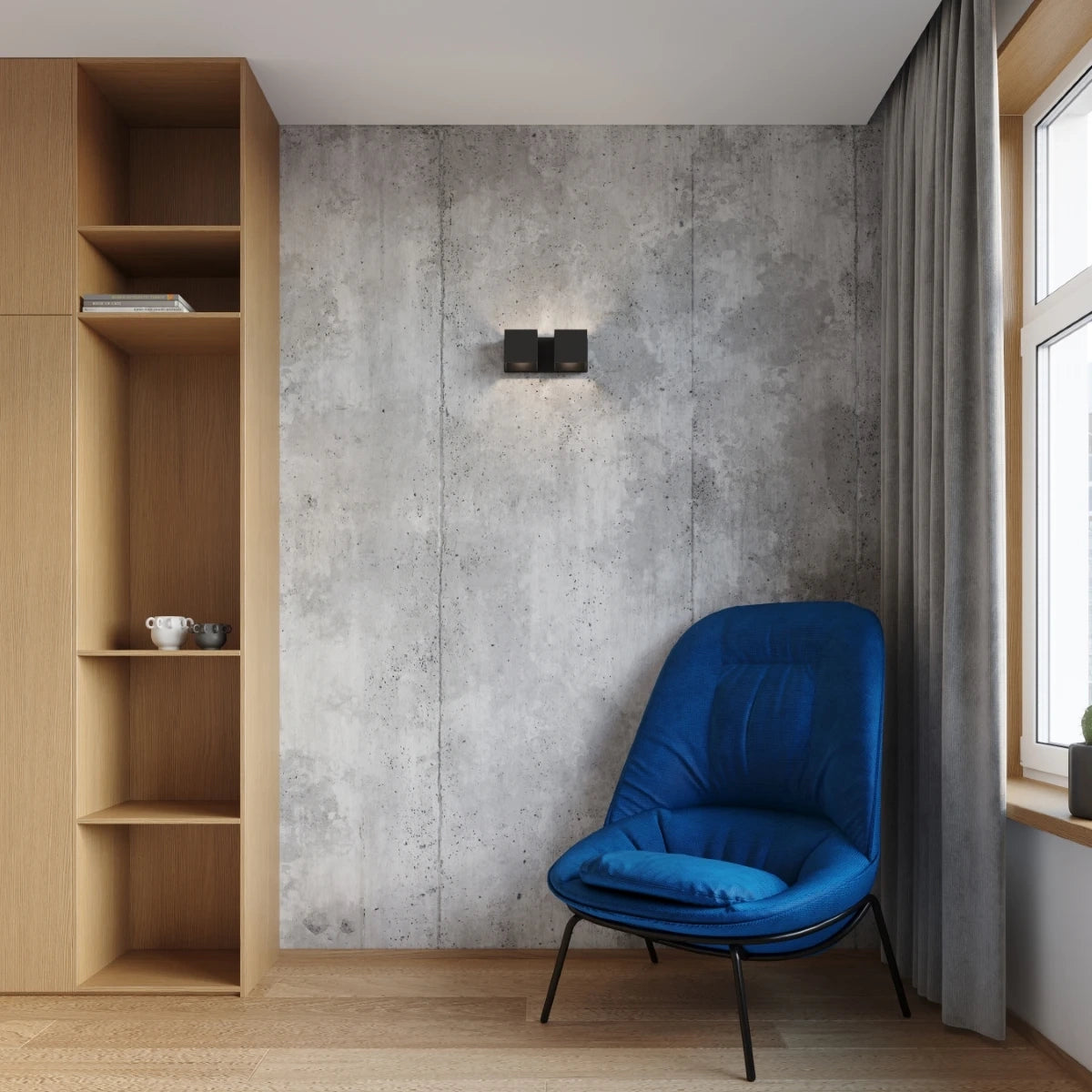 Quadra Duo | Cube Wall Light | Up/Down in 3 Colors