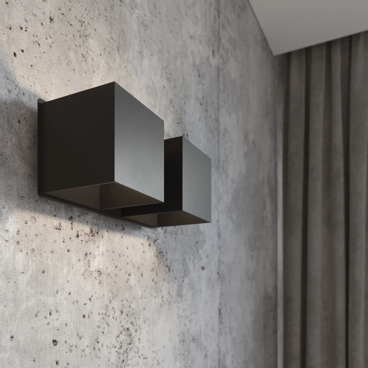 Quadra Duo | Cube Wall Light | Up/Down in 3 Colors