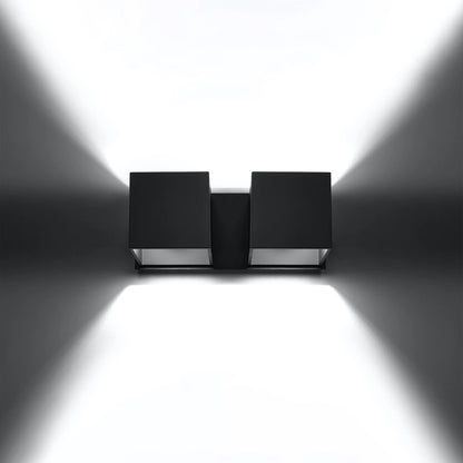 Quadra Duo | Cube Wall Light | Up/Down in 3 Colors