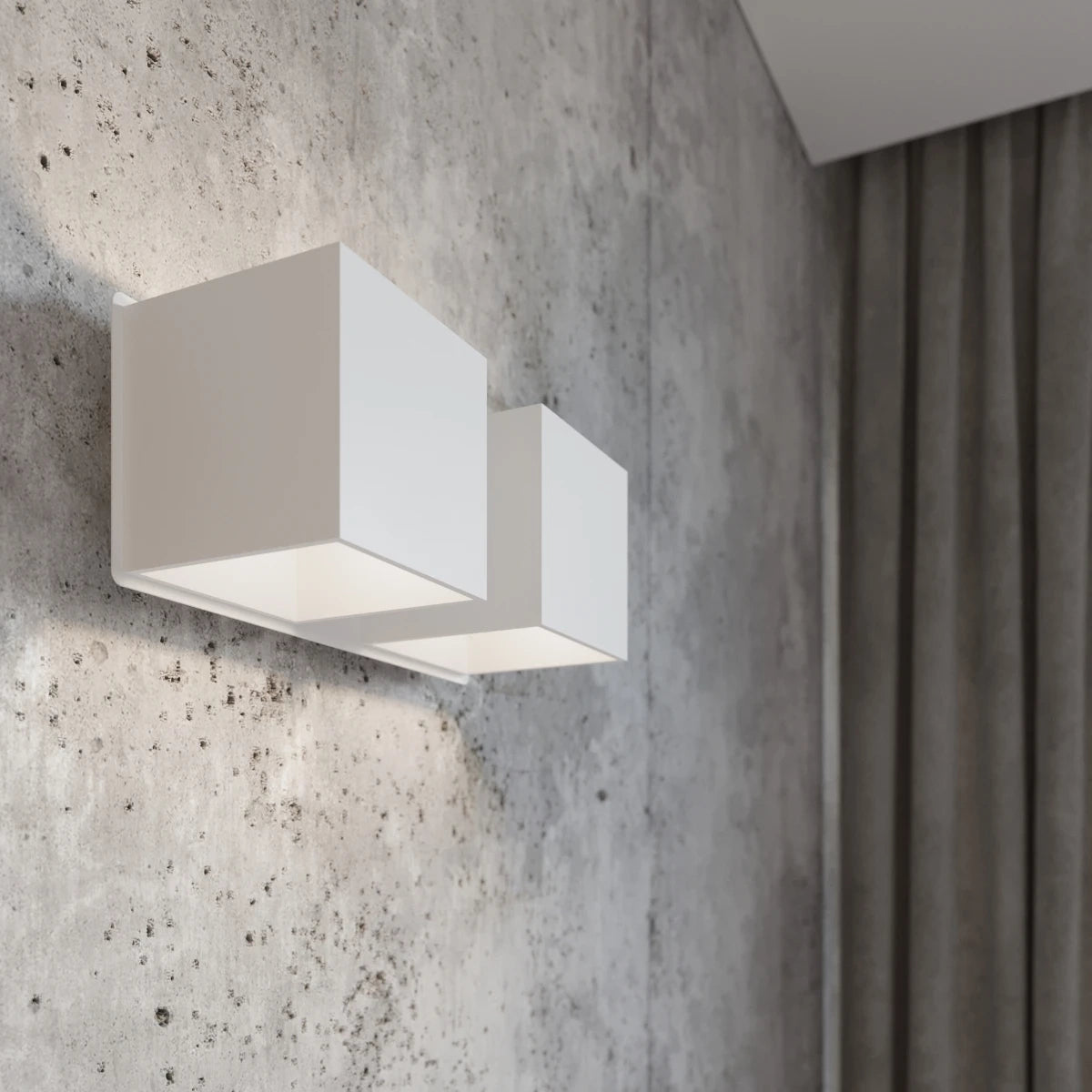 Quadra Duo | Cube Wall Light | Up/Down in 3 Colors