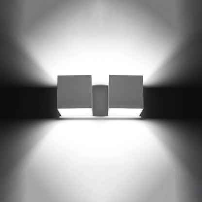 Quadra Duo | Cube Wall Light | Up/Down in 3 Colors