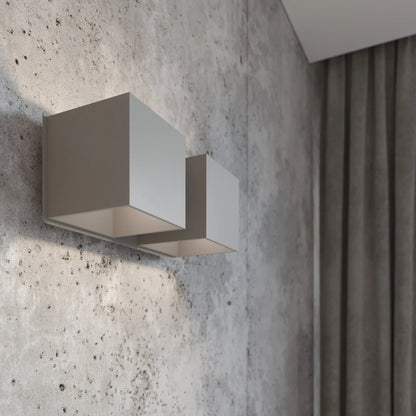 Quadra Duo | Cube Wall Light | Up/Down in 3 Colors