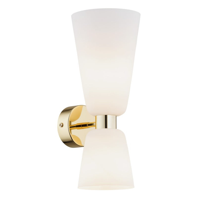 Reno wandlamp Messing